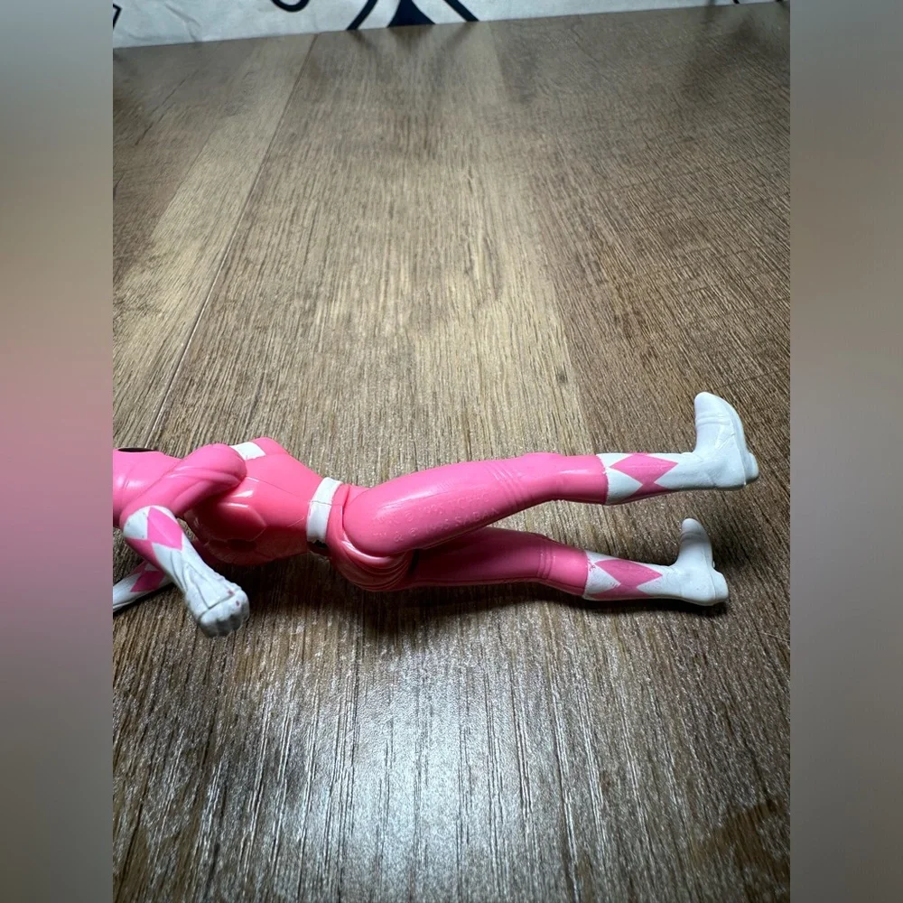 1995 Vintage Pink Power Ranger Saban Ninjazord‎ Crane Jet Plane & Action Figure